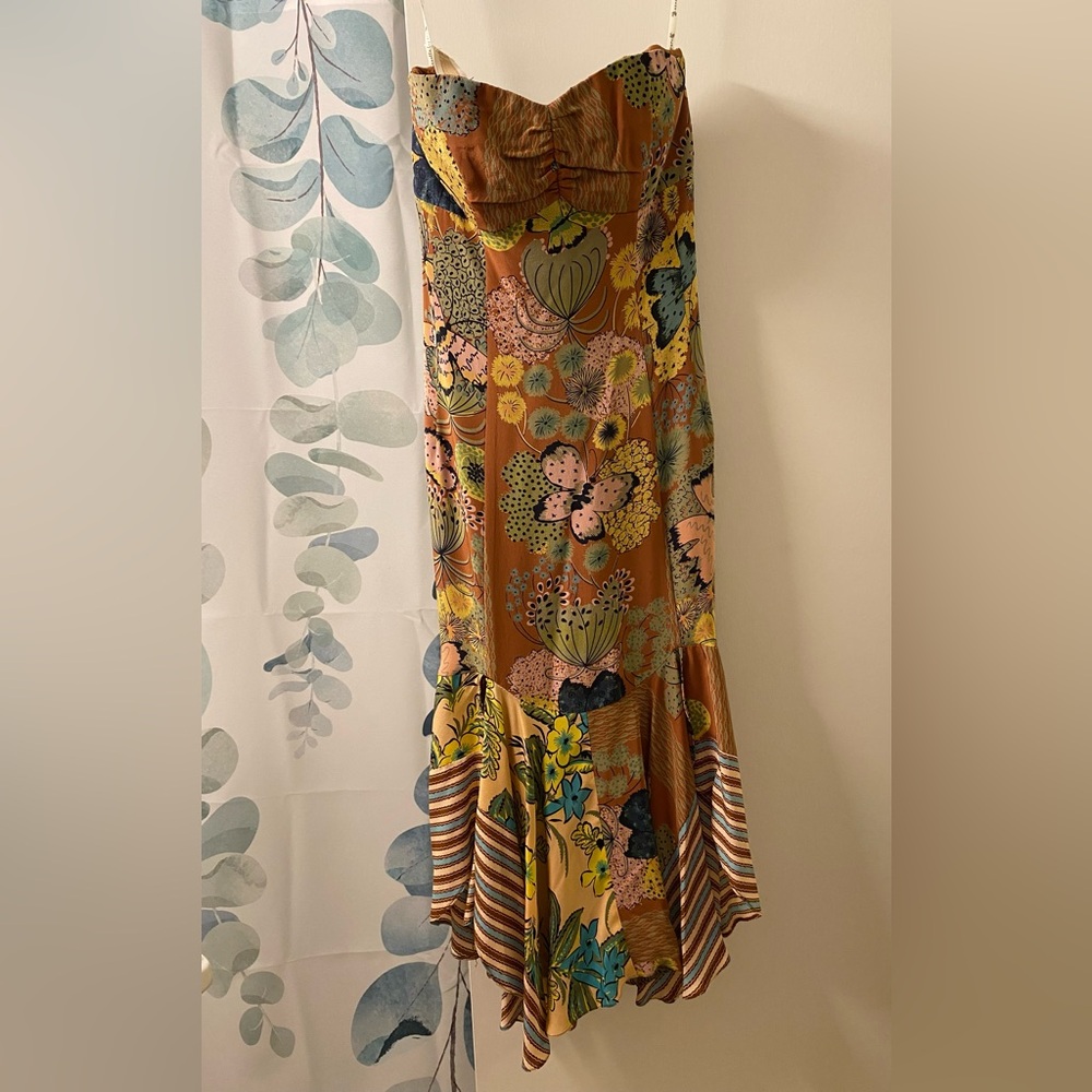 Anthropologie Floral Maxi Dress